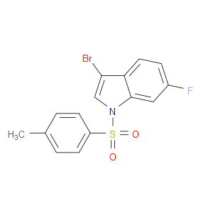 3-BROMO-6-FLUORO-1-(P-TOLUENESULFONYL)INDOLE