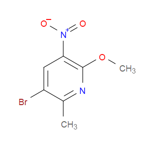 3-BROMO-6-METHOXY-2-METHYL-5-NITROPYRIDINE