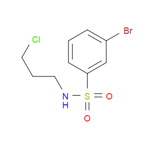 3-BROMO-N-(3-CHLOROPROPYL)BENZENESULFONAMIDE