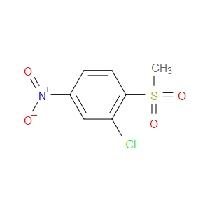 3-CHLORO-4-(METHYLSULFONYL)NITROBENZENE