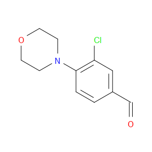 3-CHLORO-4-MORPHOLINOBENZALDEHYDE