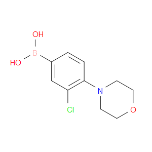 3-CHLORO-4-MORPHOLINOPHENYLBORONIC ACID - Click Image to Close