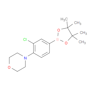 4-(2-CHLORO-4-(4,4,5,5-TETRAMETHYL-1,3,2-DIOXABOROLAN-2-YL)PHENYL)MORPHOLINE - Click Image to Close