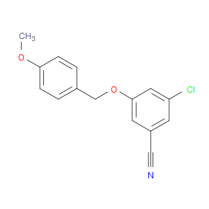 3-CHLORO-5-[(4-METHOXYBENZYL)OXY]BENZONITRILE