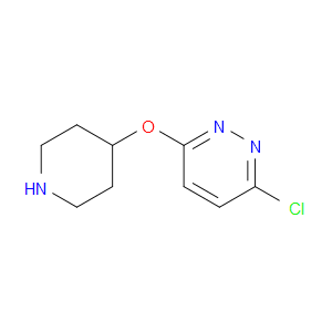 3-CHLORO-6-(4-PIPERIDYLOXY)PYRIDAZINE