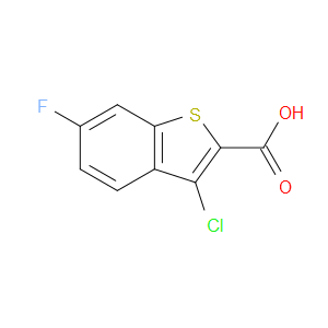 3-CHLORO-6-FLUOROBENZO[B]THIOPHENE-2-CARBOXYLIC ACID