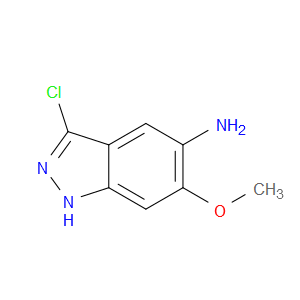 3-CHLORO-6-METHOXY-1H-INDAZOL-5-AMINE - Click Image to Close