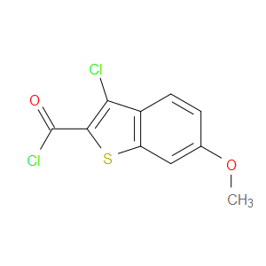 3-CHLORO-6-METHOXY-1-BENZOTHIOPHENE-2-CARBONYL CHLORIDE - Click Image to Close