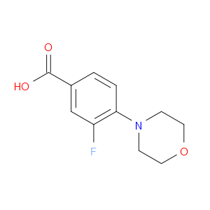 3-FLUORO-4-MORPHOLINOBENZOIC ACID