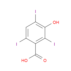 3-HYDROXY-2,4,6-TRIIODOBENZOIC ACID