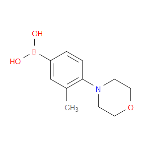 3-METHYL-4-MORPHOLINOPHENYLBORONIC ACID - Click Image to Close