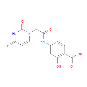 4-(((2,4-DIOXO-3,4-DIHYDRO-1(2H)-PYRIMIDINYL)ACETYL)AMINO)-2-HYDROXYBENZOIC ACID