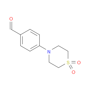 4-(1,1-DIOXOTHIOMORPHOLINO)BENZALDEHYDE