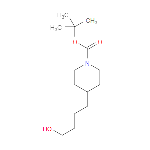 TERT-BUTYL 4-(4-HYDROXYBUTYL)PIPERIDINE-1-CARBOXYLATE