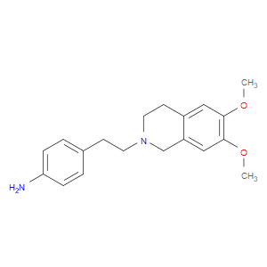 4-(2-(6,7-DIMETHOXY-3,4-DIHYDROISOQUINOLIN-2(1H)-YL)ETHYL)ANILINE - Click Image to Close