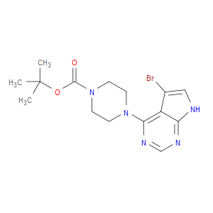 4-(4-BOC-1-PIPERAZINYL)-5-BROMO-7H-PYRROLO[2,3-D]PYRIMIDINE