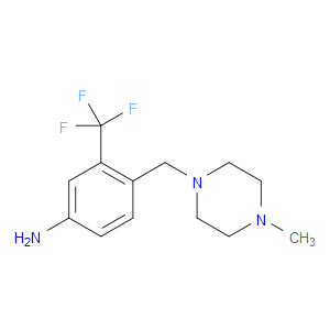 4-((4-METHYLPIPERAZIN-1-YL)METHYL)-3-(TRIFLUOROMETHYL)ANILINE