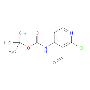 TERT-BUTYL (2-CHLORO-3-FORMYLPYRIDIN-4-YL)CARBAMATE - Click Image to Close