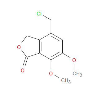 4-(CHLOROMETHYL)-6,7-DIMETHOXY-3H-1-ISOBENZOFURANONE