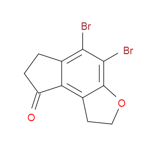 4,5-DIBROMO-6,7-DIHYDRO-1H-INDENO[5,4-B]FURAN-8(2H)-ONE - Click Image to Close