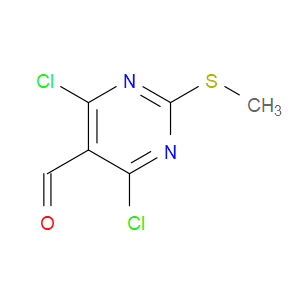 4,6-DICHLORO-2-(METHYLTHIO)PYRIMIDINE-5-CARBALDEHYDE - Click Image to Close