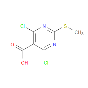 4,6-DICHLORO-2-(METHYLTHIO)PYRIMIDINE-5-CARBOXYLIC ACID - Click Image to Close