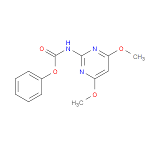 4,6-DIMETHOXY-2-(PHENOXYCARBONYL)AMINOPYRIMIDINE