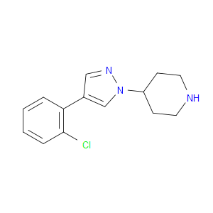 4-[4-(2-CHLOROPHENYL)-1H-PYRAZOL-1-YL]PIPERIDINE