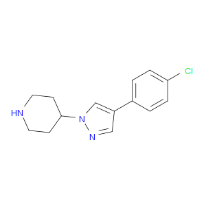 4-[4-(4-CHLOROPHENYL)-1H-PYRAZOL-1-YL]PIPERIDINE