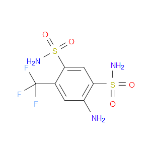 4-AMINO-6-(TRIFLUOROMETHYL)BENZENE-1,3-DISULFONAMIDE - Click Image to Close