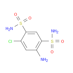 4-AMINO-6-CHLOROBENZENE-1,3-DISULFONAMIDE - Click Image to Close