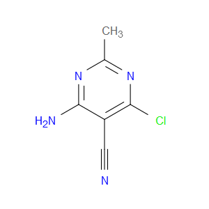 4-AMINO-6-CHLORO-2-METHYLPYRIMIDINE-5-CARBONITRILE - Click Image to Close