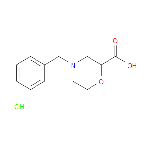 4-BENZYL-2-MORPHOLINECARBOXYLIC ACID HYDROCHLORIDE - Click Image to Close