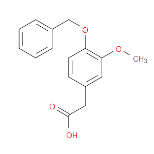 4-BENZYLOXY-3-METHOXYPHENYLACETIC ACID - Click Image to Close