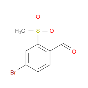 4-BROMO-2-(METHYLSULFONYL)BENZALDEHYDE