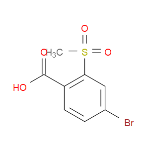 4-BROMO-2-(METHYLSULFONYL)BENZOIC ACID - Click Image to Close