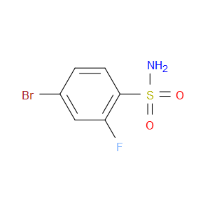 4-BROMO-2-FLUOROBENZENESULFONAMIDE - Click Image to Close