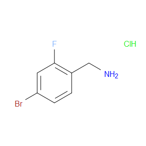 4-BROMO-2-FLUOROBENZYLAMINE HYDROCHLORIDE - Click Image to Close
