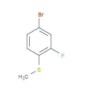 4-BROMO-2-FLUOROTHIOANISOLE - Click Image to Close