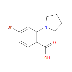 4-BROMO-2-PYRROLIDINOBENZOIC ACID - Click Image to Close
