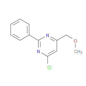 4-CHLORO-6-(METHOXYMETHYL)-2-PHENYLPYRIMIDINE - Click Image to Close