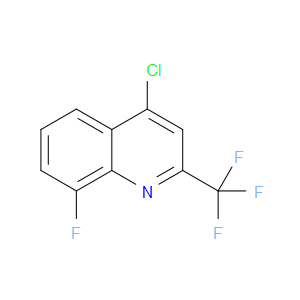 4-CHLORO-8-FLUORO-2-(TRIFLUOROMETHYL)QUINOLINE