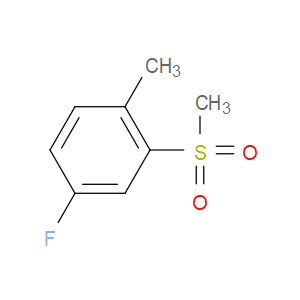 4-FLUORO-2-(METHYLSULFONYL)TOLUENE