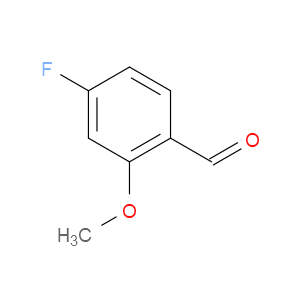 4-FLUORO-2-METHOXYBENZALDEHYDE - Click Image to Close