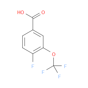 4-FLUORO-3-(TRIFLUOROMETHOXY)BENZOIC ACID - Click Image to Close