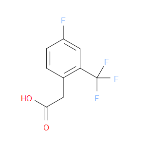4-FLUORO-2-(TRIFLUOROMETHYL)PHENYLACETIC ACID - Click Image to Close