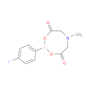 2-(4-FLUOROPHENYL)-6-METHYL-1,3,6,2-DIOXAZABOROCANE-4,8-DIONE