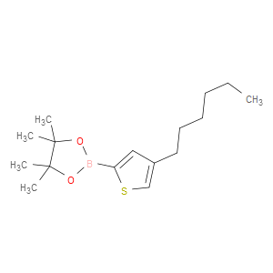2-(4-HEXYLTHIOPHEN-2-YL)-4,4,5,5-TETRAMETHYL-1,3,2-DIOXABOROLANE