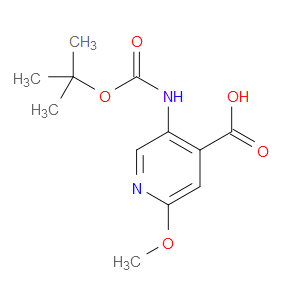 5-(TERT-BUTOXYCARBONYLAMINO)-2-METHOXYPYRIDINE-4-CARBOXYLIC ACID - Click Image to Close
