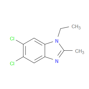 5,6-DICHLORO-1-ETHYL-2-METHYLBENZIMIDAZOLE - Click Image to Close